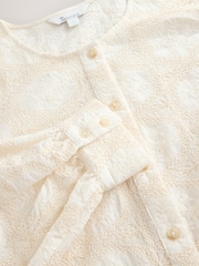 Ecru N. Premium Embroidered Long Sleeve Blouse - Image 2 of 3