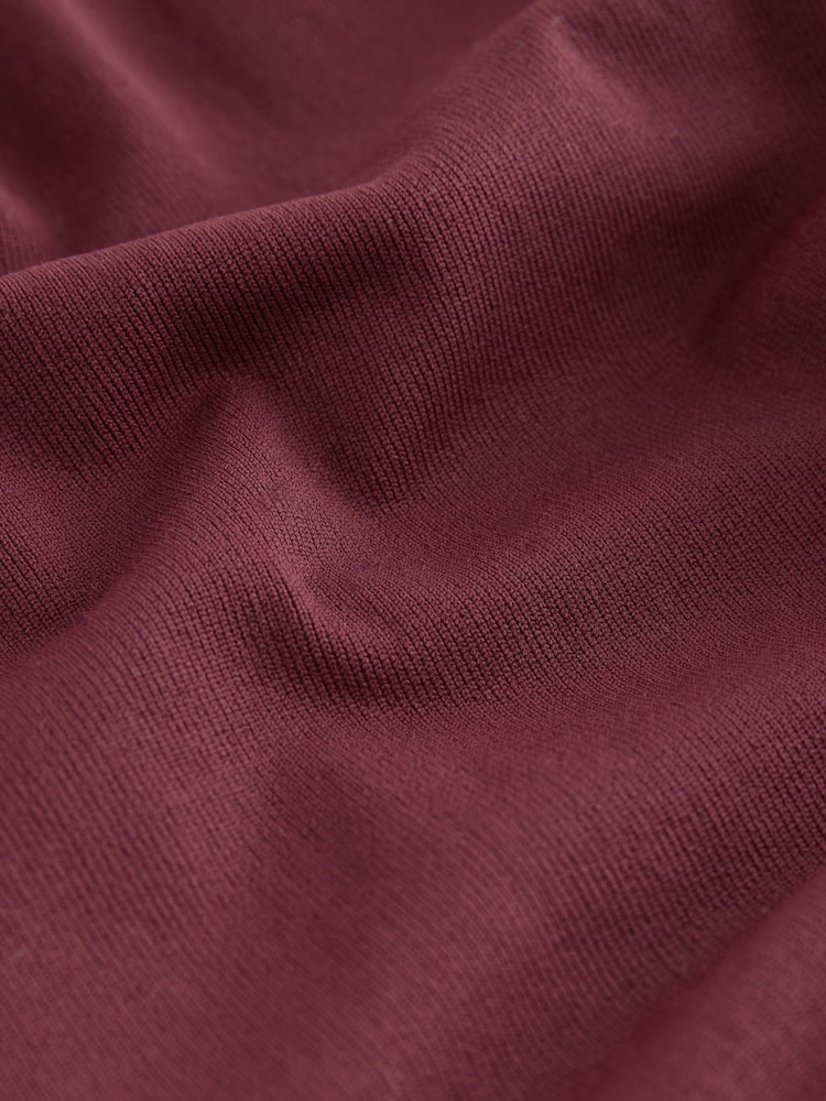 self. Burgundy Seamless Bum Scrunch Leggings - Image 2 of 3