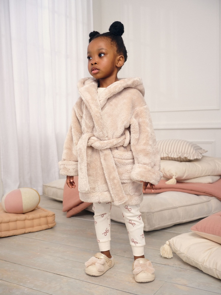 Creme - Morgenmantel aus Fleece mit weichem Griff (9 M.–16 J.) - Bild 1 von 3 Creme - Morgenmantel aus Fleece mit weichem Griff (9 M.–16 J.) - Bild 1 von 3
