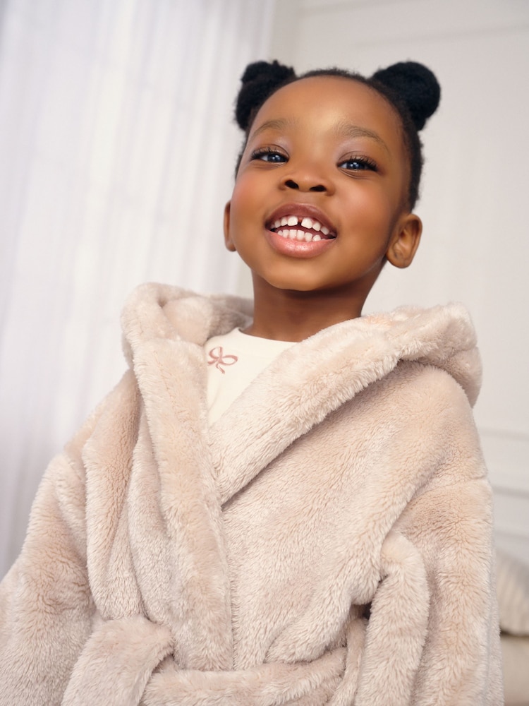 Creme - Morgenmantel aus Fleece mit weichem Griff (9 M.–16 J.) - Bild 3 von 3 Creme - Morgenmantel aus Fleece mit weichem Griff (9 M.–16 J.) - Bild 3 von 3