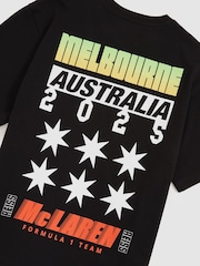 Reiss Black Melbourne McLaren F1 Team Melbourne GP T-Shirt - Image 8 of 8