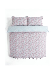William Morris At Home Powder Blue Madder Clover Duvet Cover and Pillowcase Set 200 Thread Count - Image 3 of 8