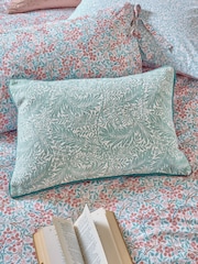 William Morris At Home Powder Blue Madder Clover Duvet Cover and Pillowcase Set 200 Thread Count - Image 8 of 8