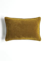 William Morris At Home Tumeric Larkspur Cushion - Image 3 of 3
