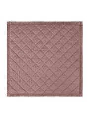 William Morris At Home Tearose Strawberry Thief Embossed Quilted Bedspread - Image 4 of 4
