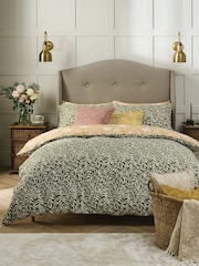 William Morris At Home Gold Double Bough Duvet Cover and Pillowcase Set 220 Th Count - Image 2 of 8