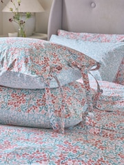William Morris At Home Set of 2 Powder Blue Madder Clover Pillowcases 200 Thread Count - Image 1 of 4