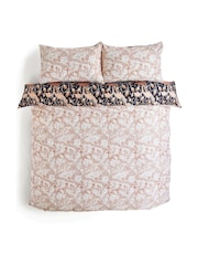 William Morris At Home Copper Wild Tulip Duvet Cover and Pillowcase Set 220 Thre Count - Image 6 of 8
