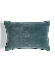 William Morris At Home Seafoam Larkspur Cushion - Image 4 of 4