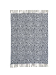 William Morris At Home Indigo Blue Marigold Throw - Image 3 of 3