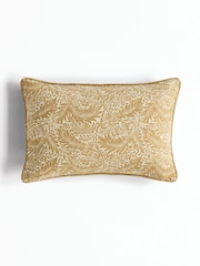 William Morris At Home Hessian Natural Larkspur Cushion - Image 2 of 3