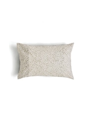William Morris At Home Set of 2 Linen Michaelmas Daisy Pillowcases 200 Thread Count - Image 4 of 4
