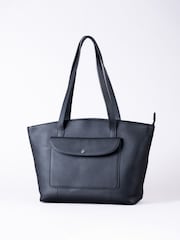Lakeland Leather Black Temple Tote Bag - Image 2 of 6