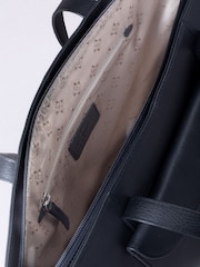 Lakeland Leather Black Temple Tote Bag - Image 6 of 6