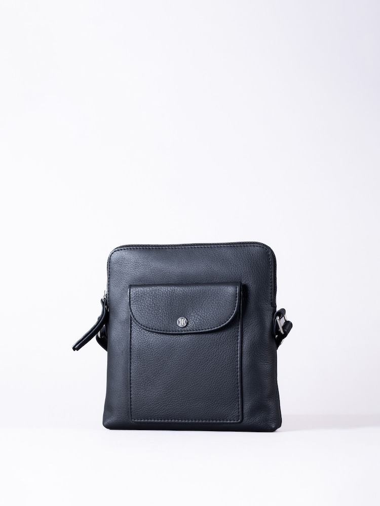 Lakeland Leather Black Tirrill Cross-Body Bag - Image 2 of 6