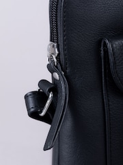 Lakeland Leather Black Tirrill Cross-Body Bag - Image 6 of 6