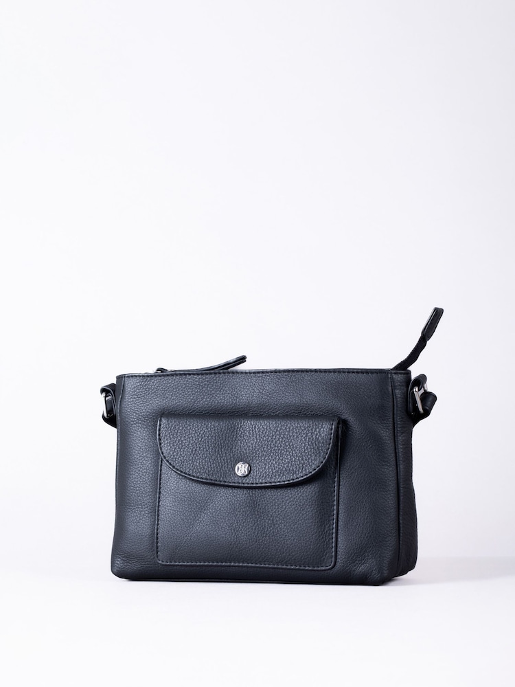Lakeland Leather Black Tarnly Cross-Body Bag - Image 1 of 6 Lakeland Leather Black Tarnly Cross-Body Bag - Image 1 of 6