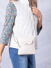 Lakeland Leather Parchment Tirrill Cross-Body Bag - Image 6 of 6