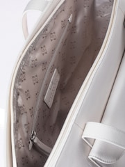 Lakeland Leather Off White Temple Tote Bag - Image 7 of 7