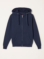 FatFace Amy Navy Zip Through Hoodie - Image 1 of 1