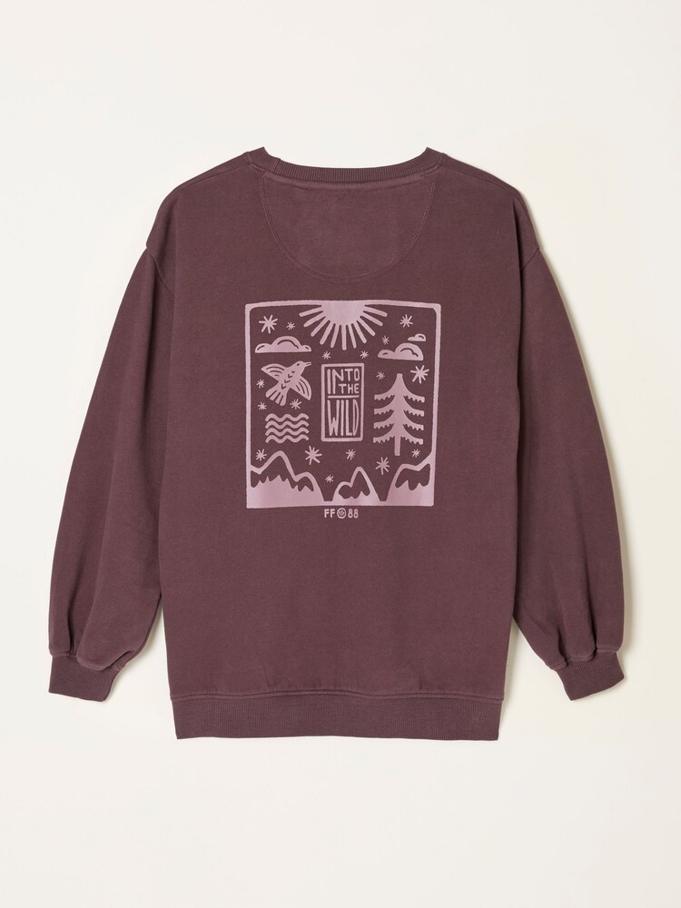 FatFace Into The Wild Graphic Crew Sweat - Imagem 2 de 2
