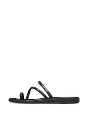 Crocs Black Miami Studded Toe Loop Sandals - Image 2 of 7