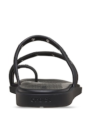 Crocs Black Miami Studded Toe Loop Sandals - Image 5 of 7