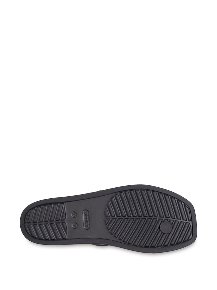 Crocs Black Miami Studded Toe Loop Sandals - Image 7 of 7