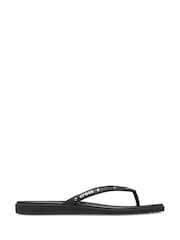 Crocs Black Miami Studded Flip Sandals - Image 1 of 7