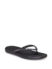 Crocs Black Miami Studded Flip Sandals - Image 3 of 7