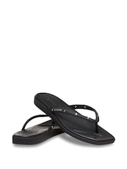 Crocs Black Miami Studded Flip Sandals - Image 4 of 7
