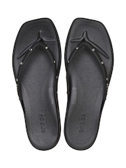 Crocs Black Miami Studded Flip Sandals - Image 6 of 7