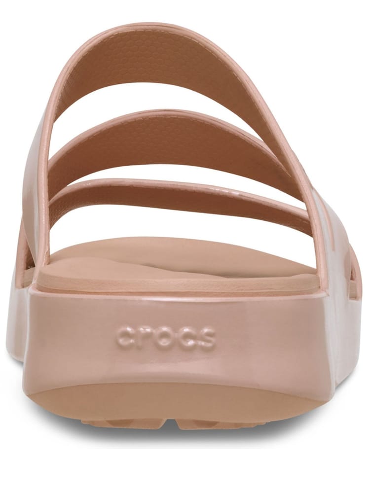 Crocs Pink Getaway Patent Strappy Sandals - Image 2 of 7