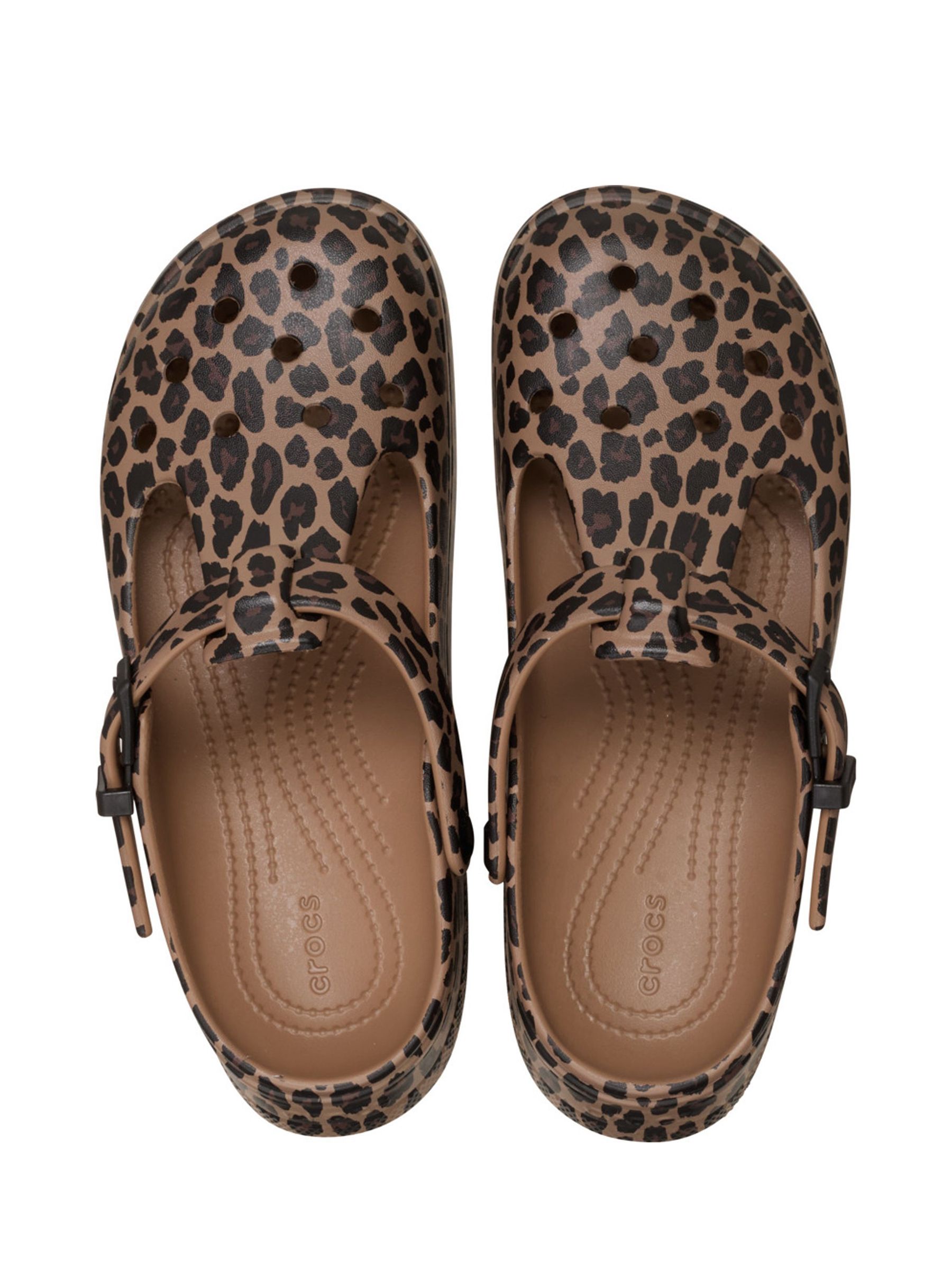 crocs with leather ties