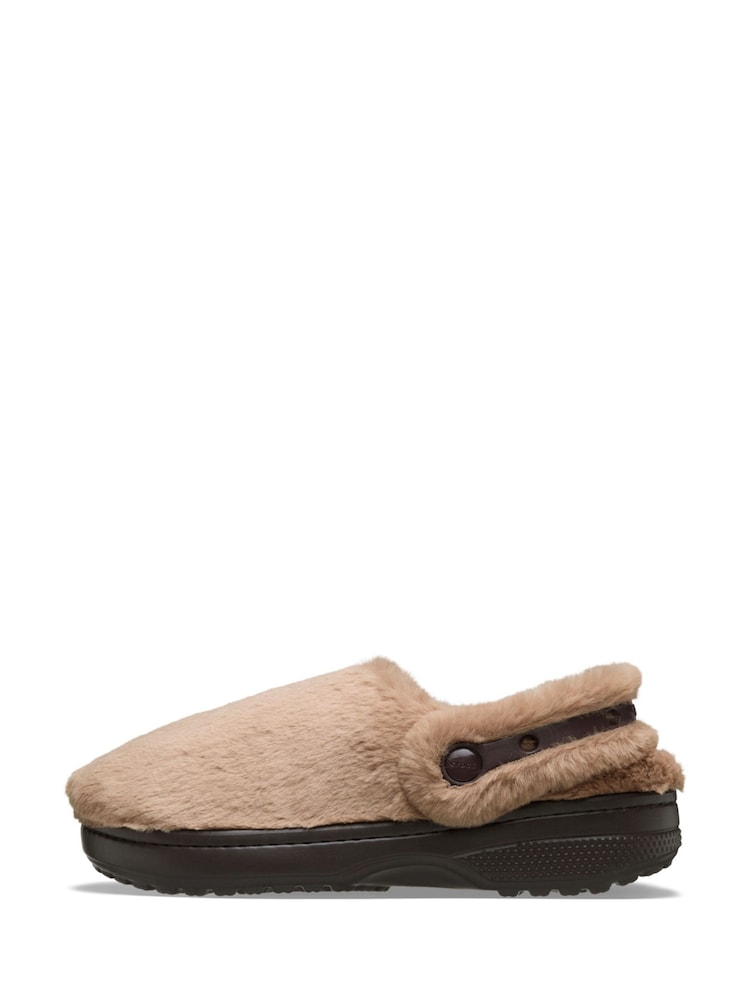 Crocs Brown Classic Unfurgettable Clogs - Image 2 of 7