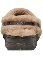 Crocs Brown Classic Unfurgettable Clogs - Image 6 of 7