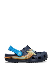Crocs Blue Toddler Classic UFO Lights Sandals - Image 1 of 7