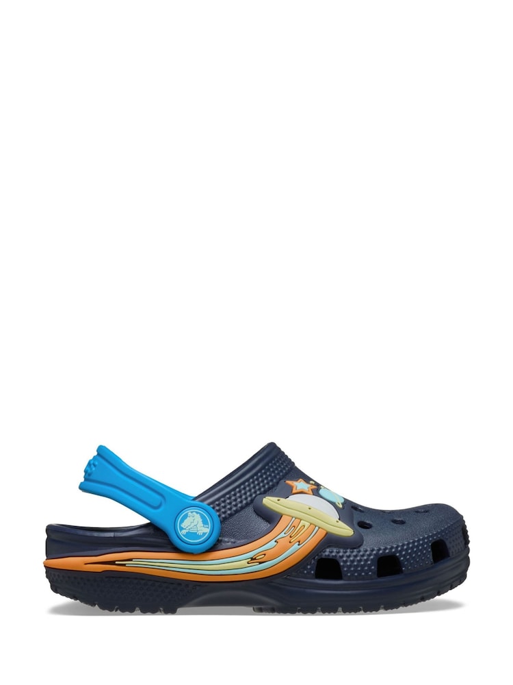 Crocs Blue Toddler Classic UFO Lights Sandals - Image 1 of 7