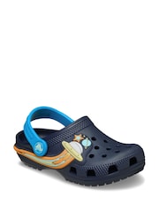 Crocs Blue Toddler Classic UFO Lights Sandals - Image 3 of 7