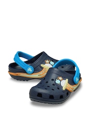 Crocs Blue Toddler Classic UFO Lights Sandals - Image 5 of 7