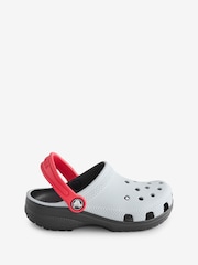 Crocs Grey Kids Classic Retro Sport Clogs - Image 1 of 1