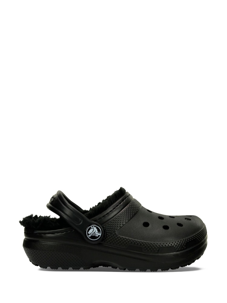 Crocs Black Toddler Classic Lined Sandals - Image 1 of 7