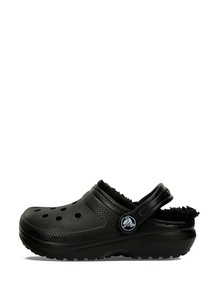 Crocs Black Toddler Classic Lined Sandals - Image 2 of 7