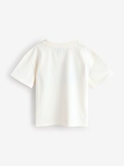 Superdry Off White Workwear Printed Cotton T-Shirt - Image 2 of 5