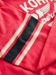 Superdry Red Long Sleeve T-Shirt - Image 7 of 9