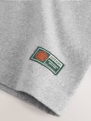 Superdry Grey Long Sleeve Henley T-Shirt - Image 5 of 6