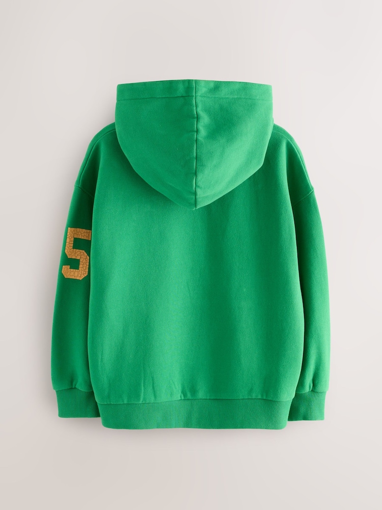 Superdry Green Hoodie - Image 2 of 6 Superdry Green Hoodie - Image 2 of 6