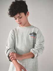 Superdry Grey Long Sleeve T-Shirt - Image 3 of 5
