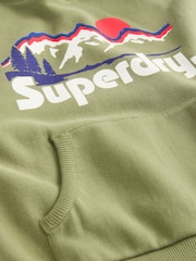 Superdry Khaki Green Hoodie - Image 7 of 10