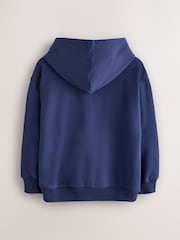 Superdry Navy Mix Hoodie - Image 2 of 6